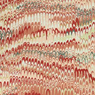 Pheasant Marble Wallpaper via Sarah Richardson Design